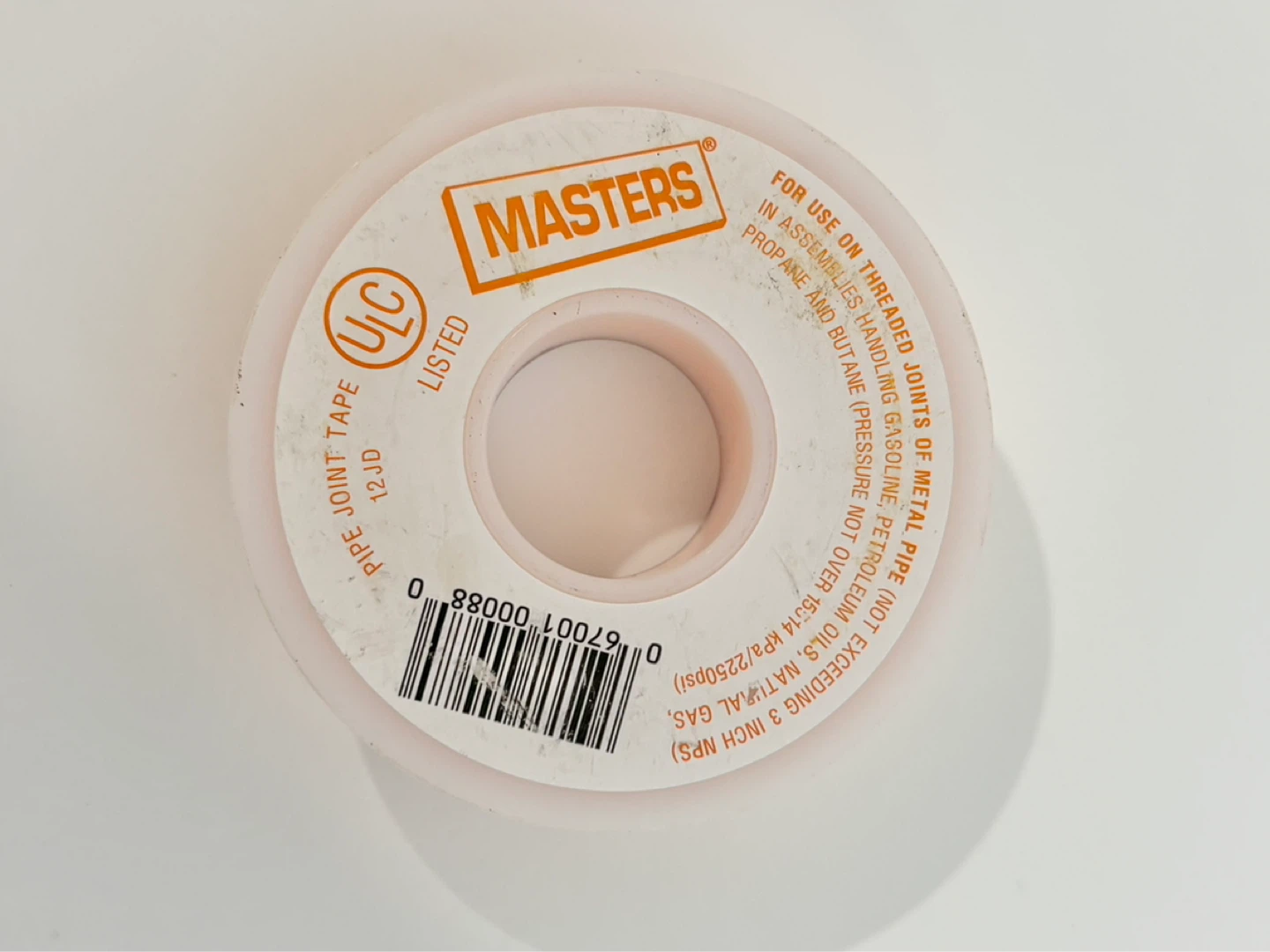 MASTERS ORANGE T-TAPE pipe thread tape - photo 2