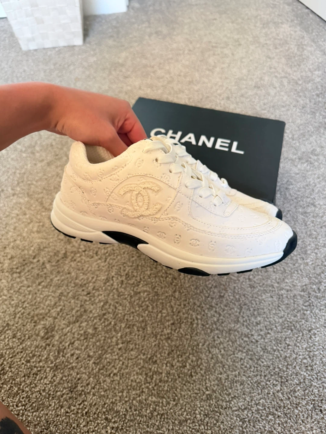 Chanel Suede Sneakers