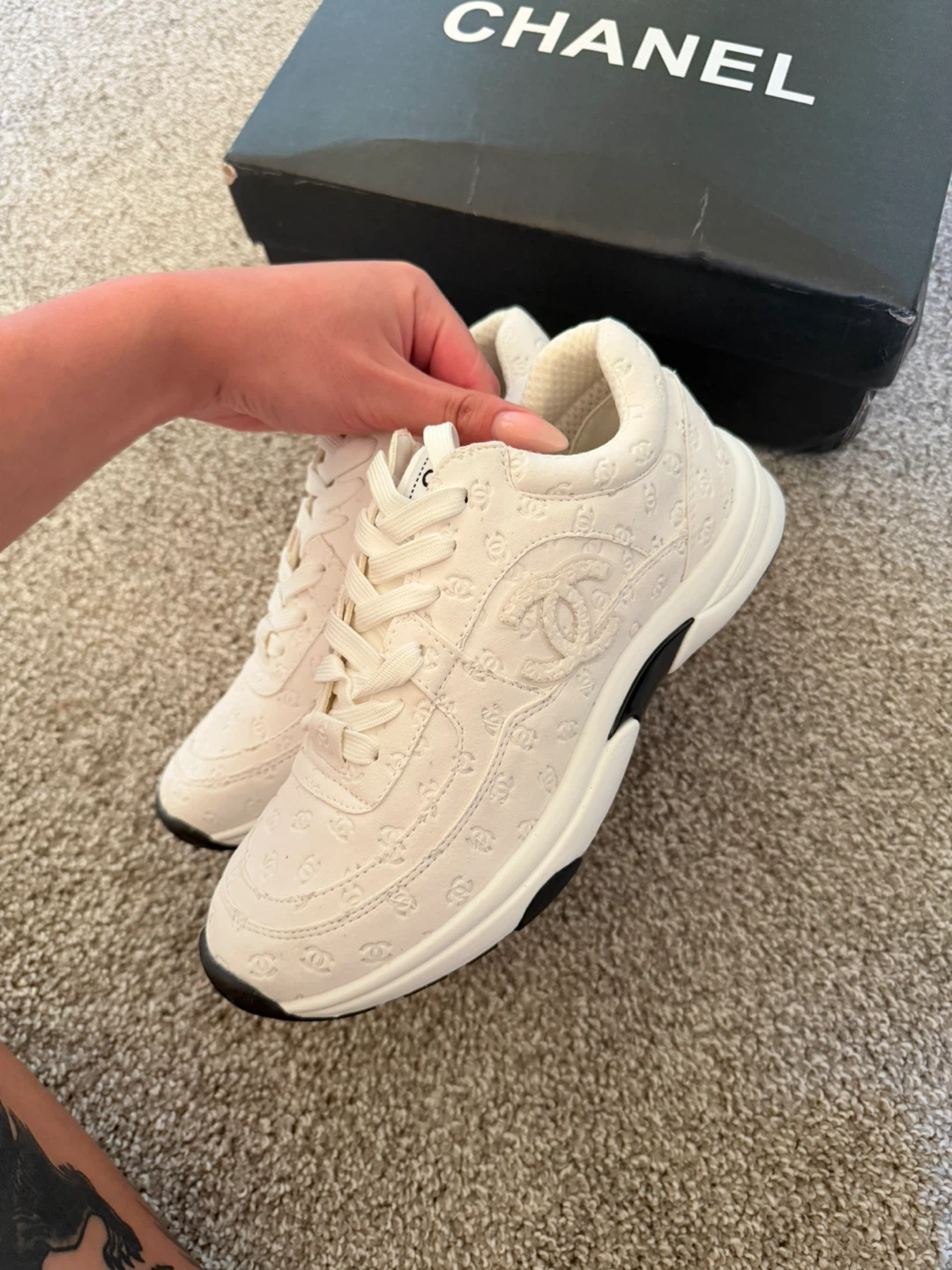 Chanel Suede Sneakers - photo 2
