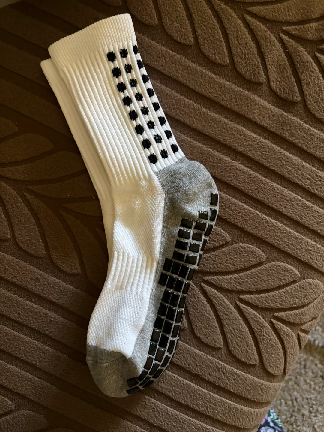 White Gripper Soccer Socks boys - photo 2