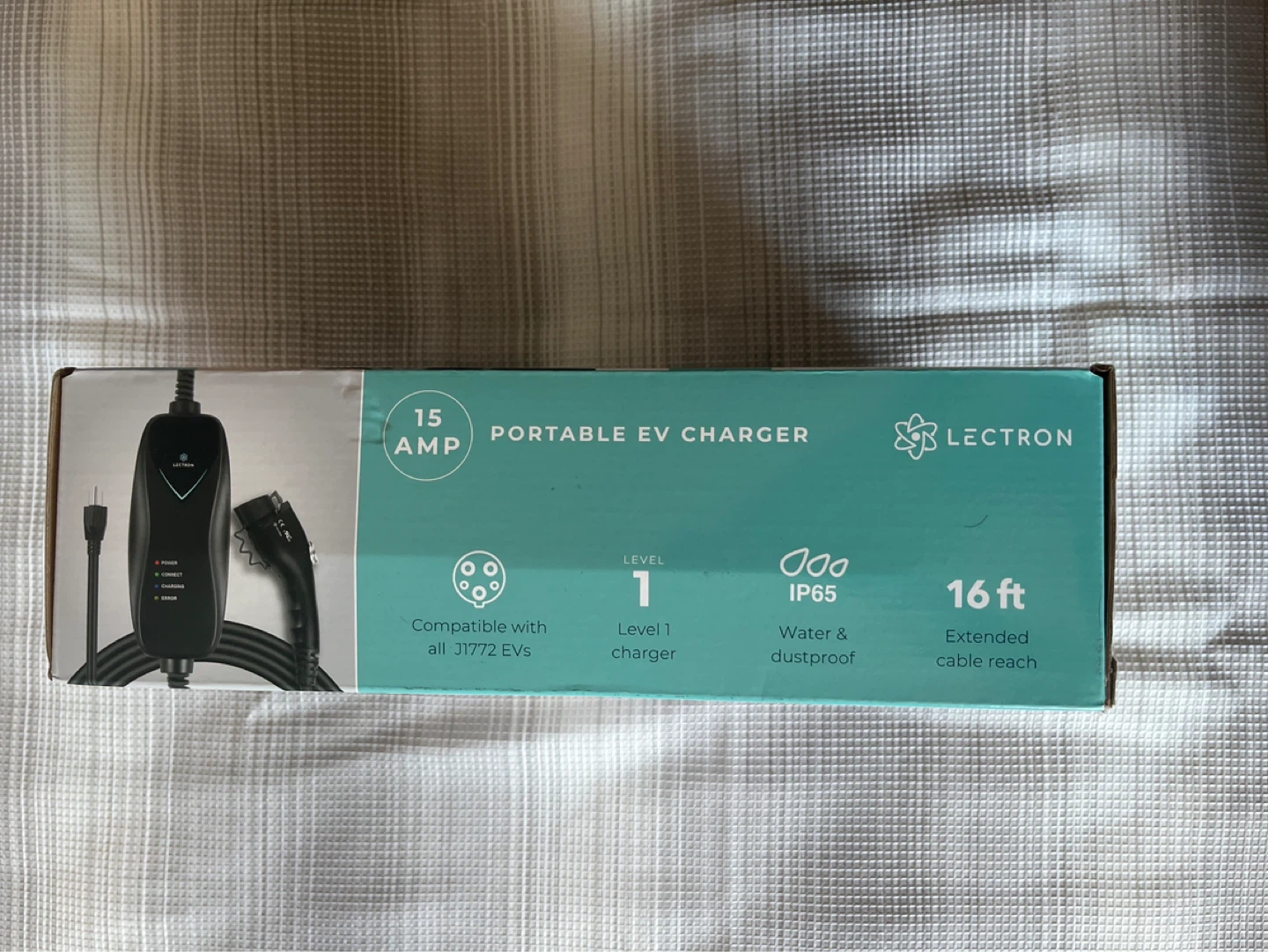 Lectron 15 Amp Portable EV Charger - 16 ft Cable - photo 5