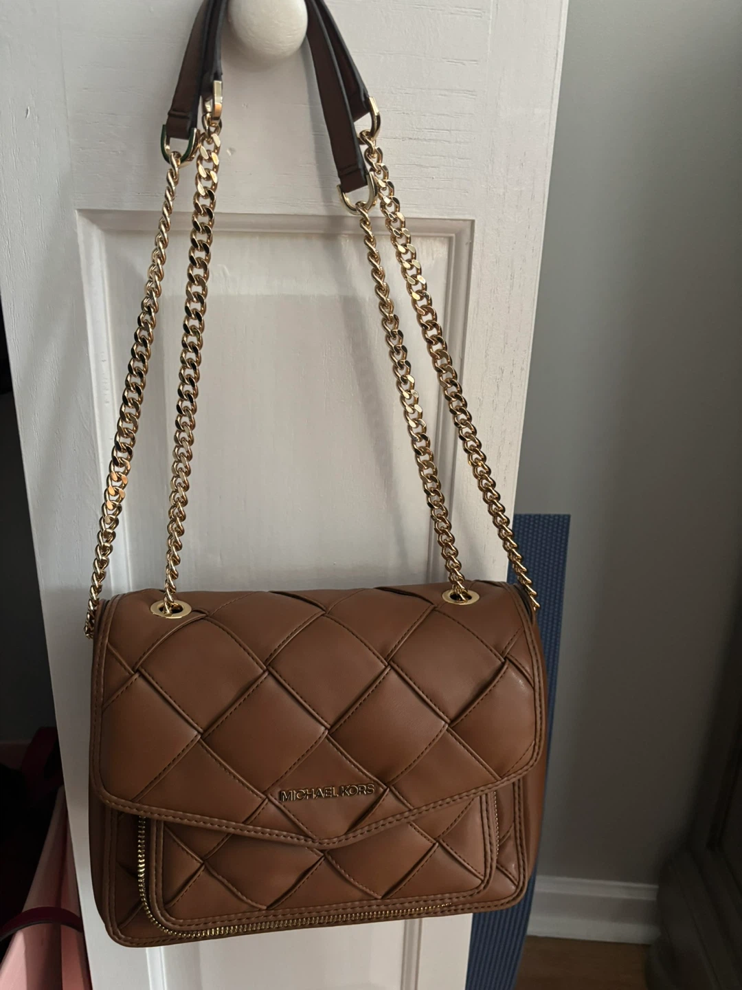 Michael Kors Brown Quilted Leather Shoulder Bag - photo 5