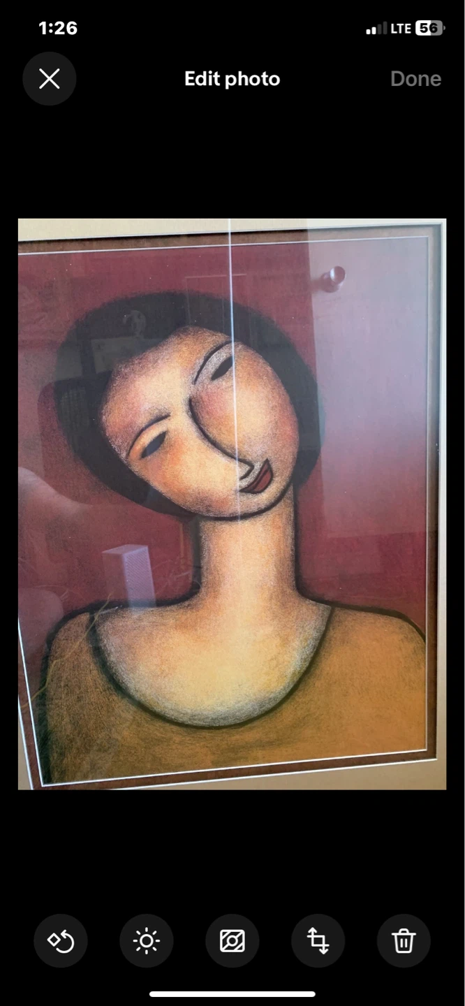 Framed Art Print - Portrait of a Woman - photo 2