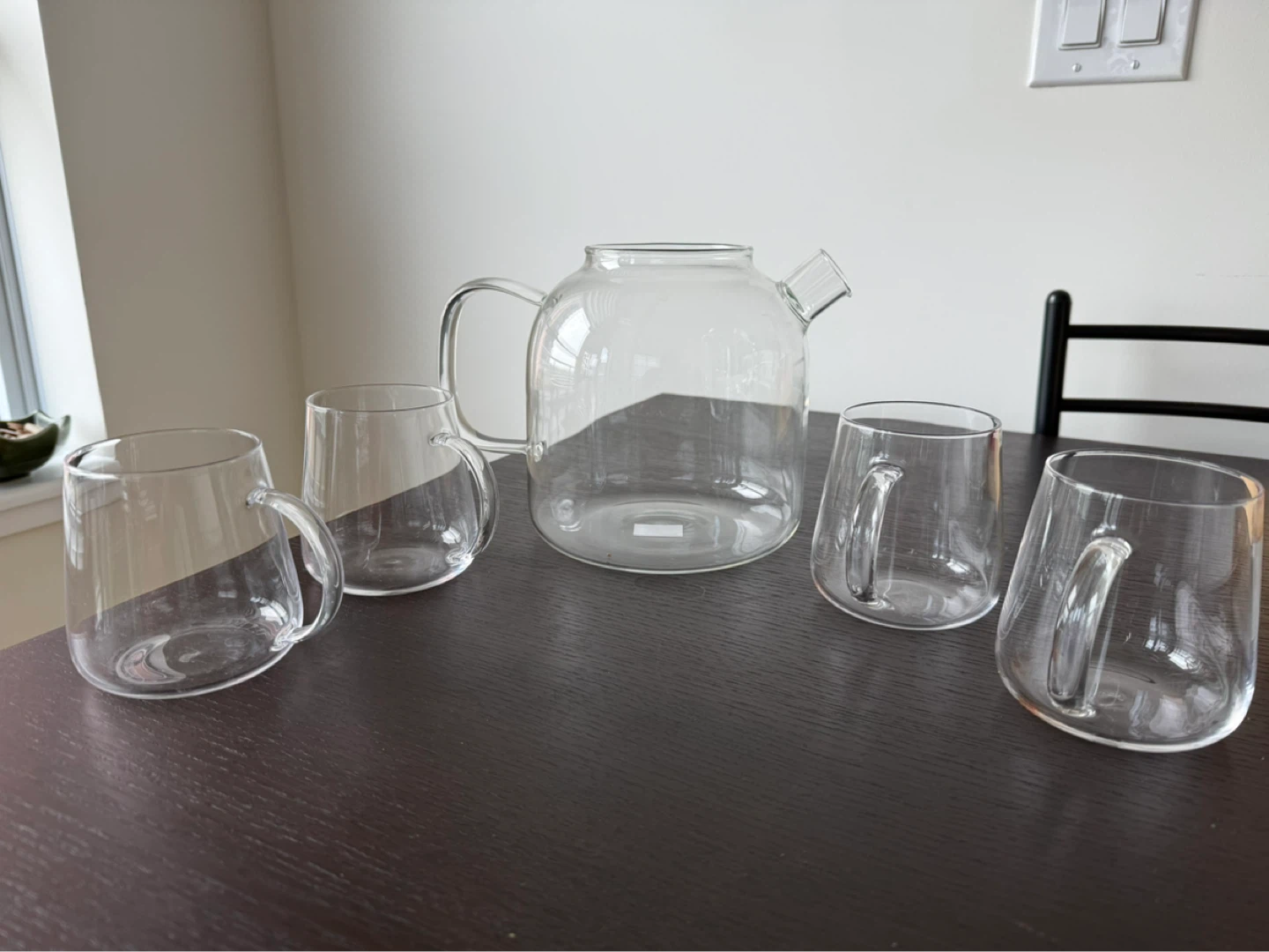 FOX HOME Glass Tea Set - New In box