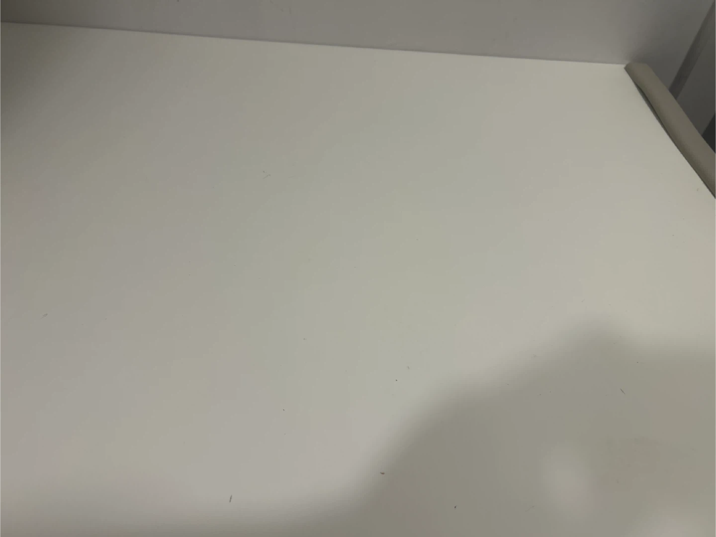 Ikea 100cm*60cm White and Black Desk - photo 3