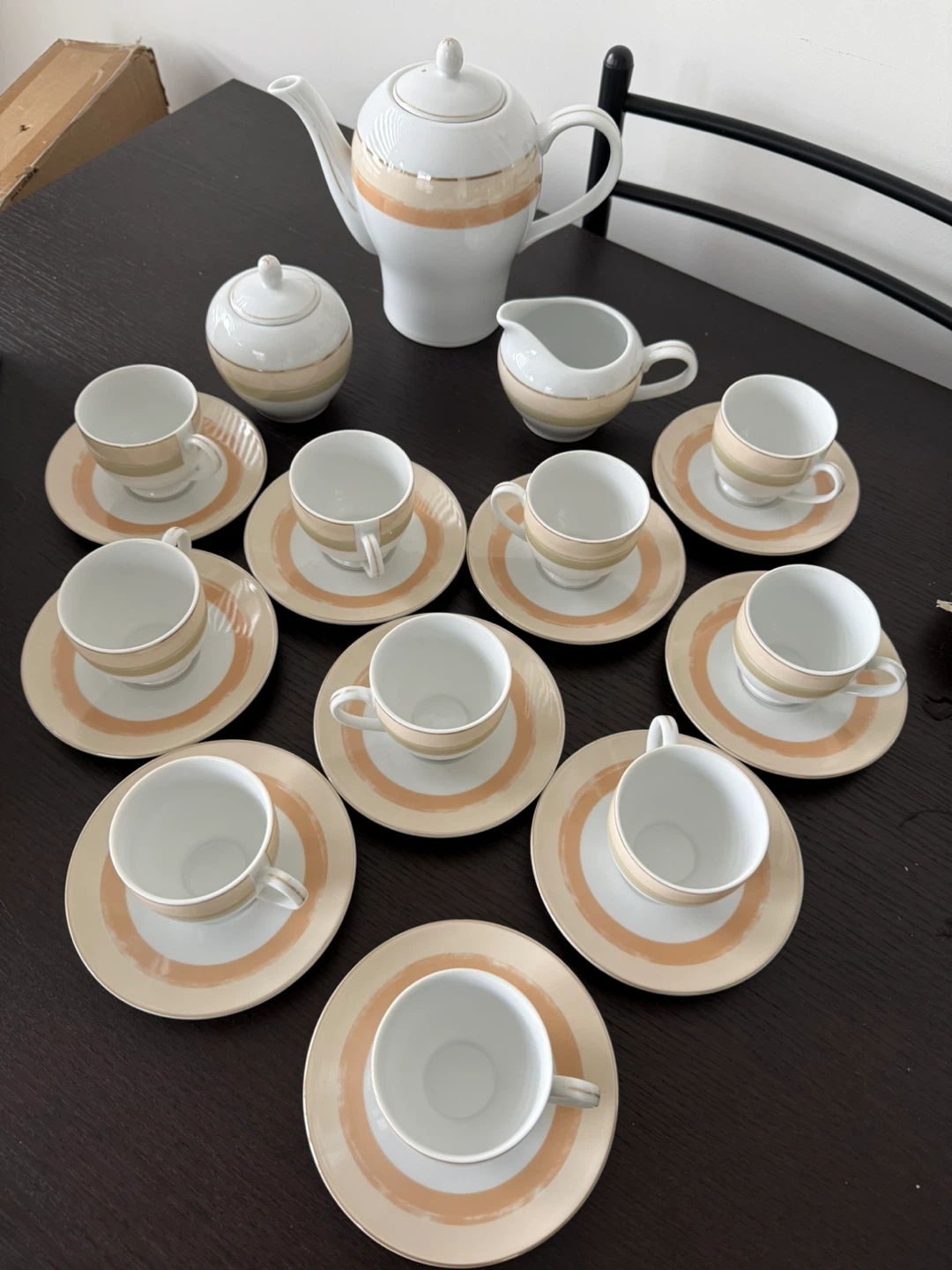 Elegant Vintage Tea/Coffee Set -New In box - photo 2