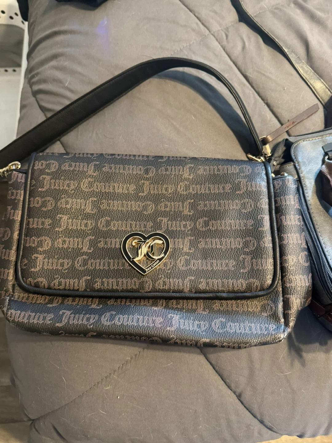 Juicy Couture ⚽️ Black Logo Shoulder Bag