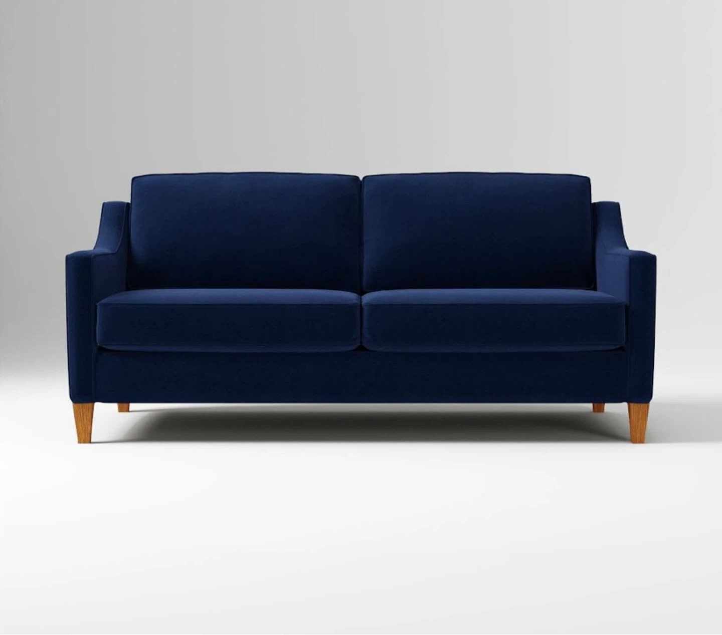Blue Velvet West Elm Couch, W110s pickup