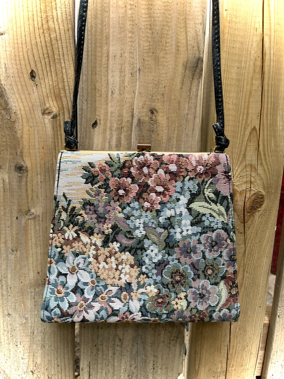 Vintage Tapestry Clutch Purse - Clean Inside - photo 2