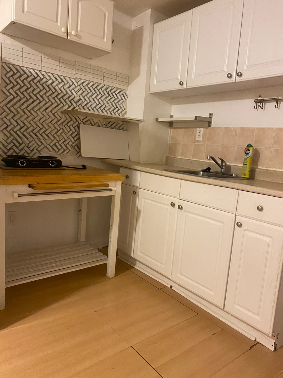 One bedroom basement apt