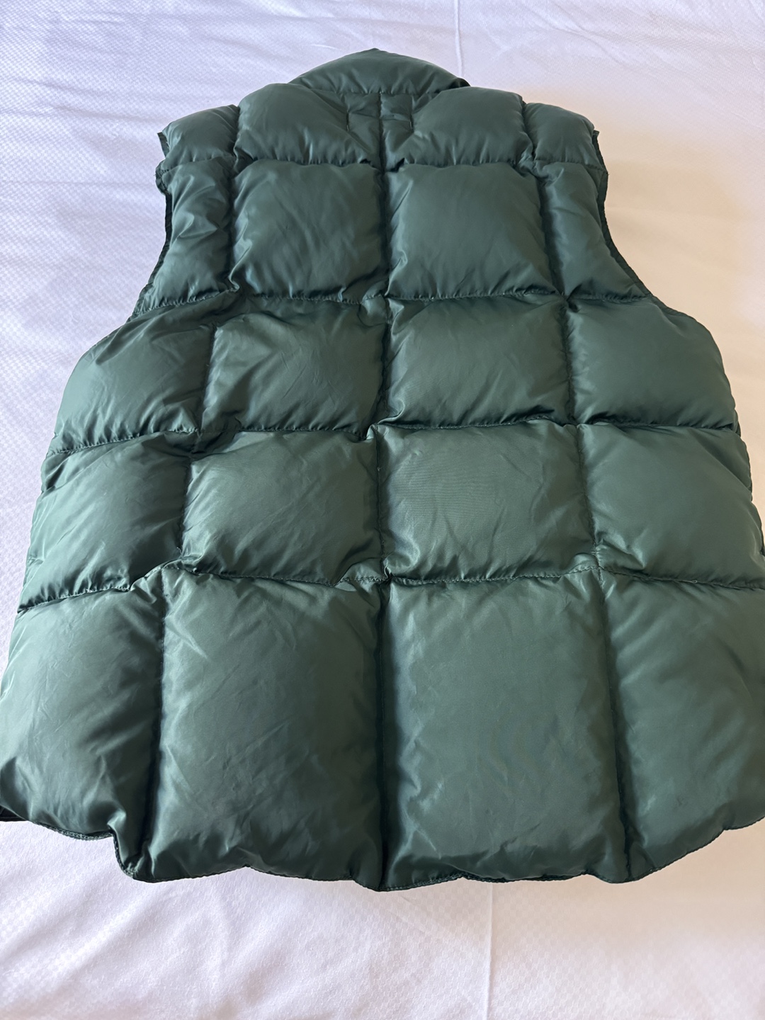 Lands' End Down Vest - Green - Size S - photo 2