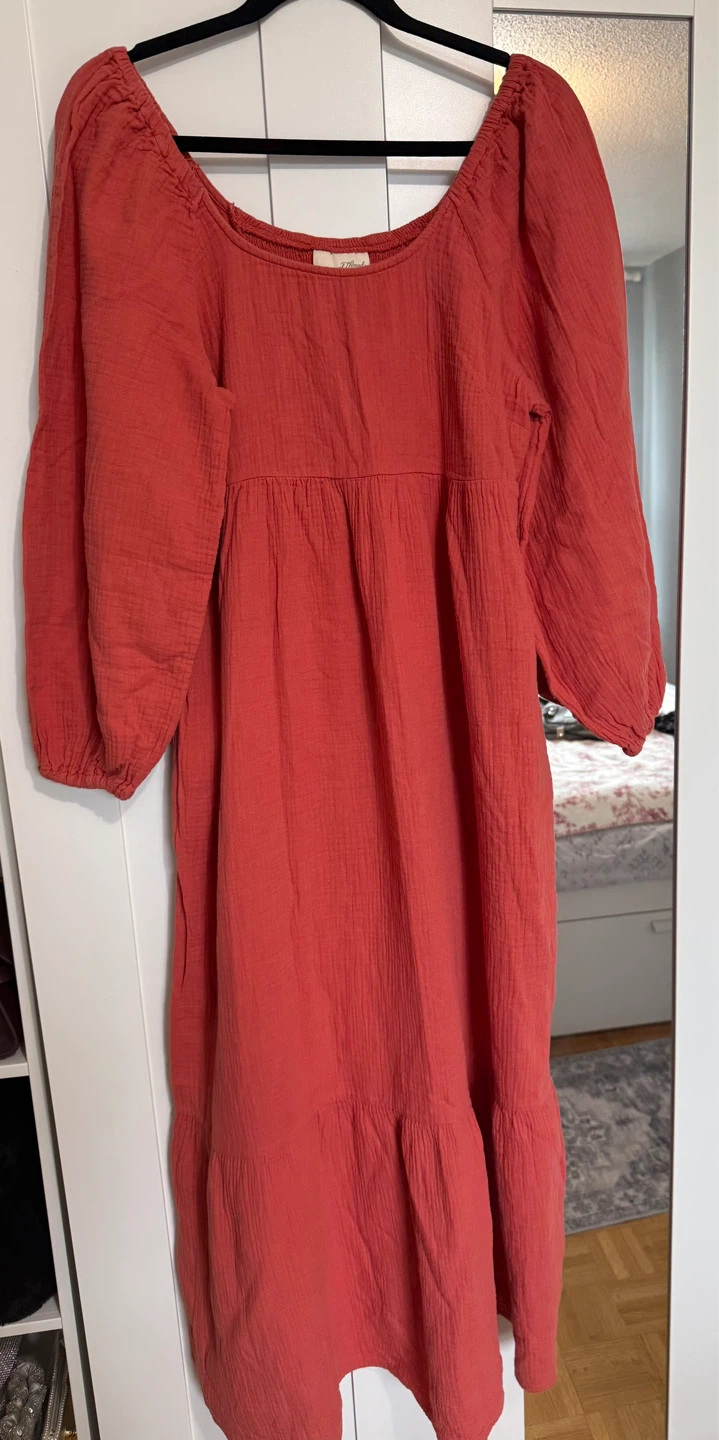Universal Thread Coral Gauze Dress