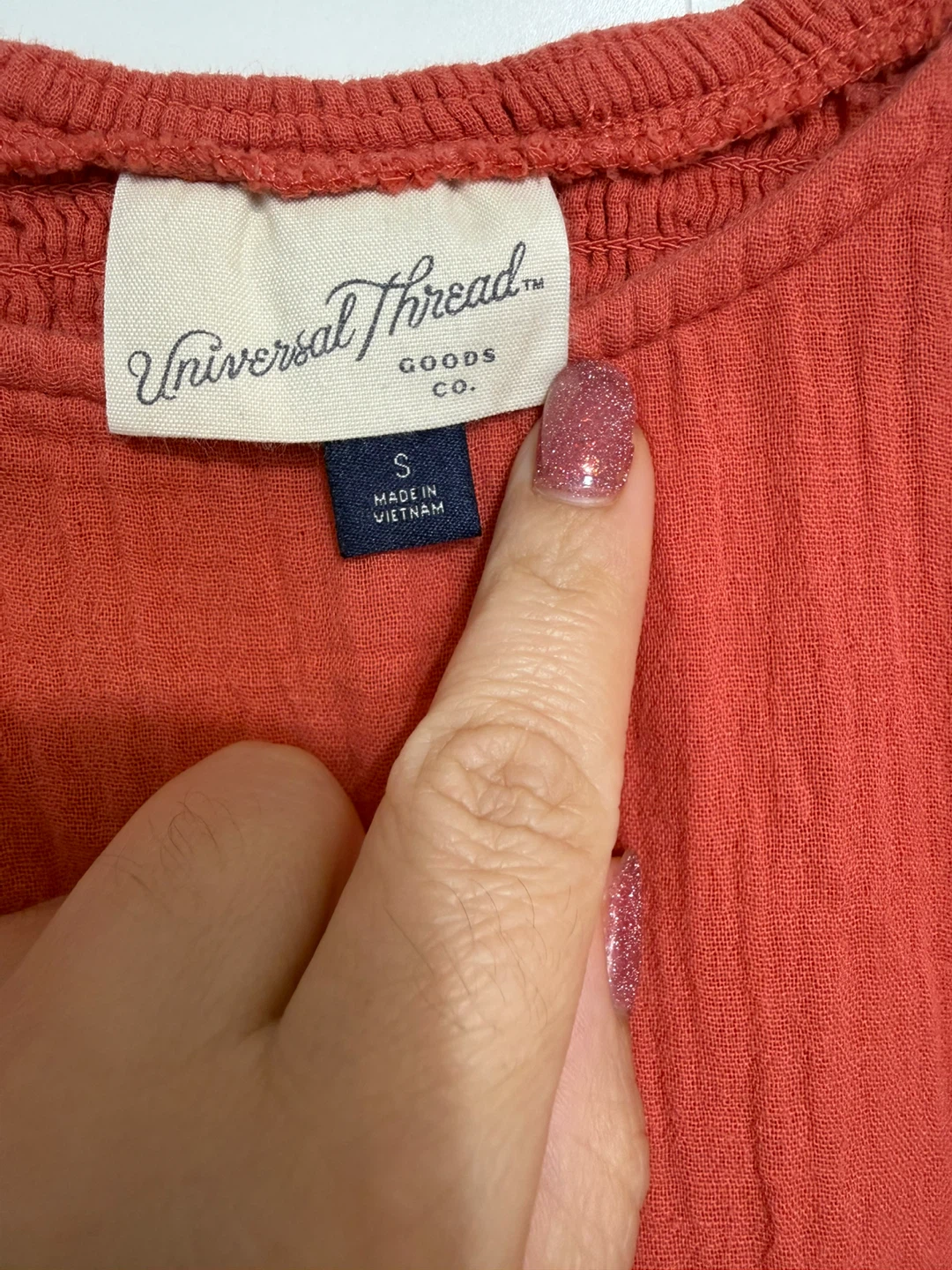 Universal Thread Coral Gauze Dress - photo 3