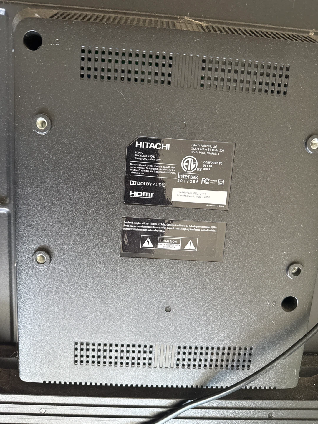 Hitachi 43” LED Smart TV - photo 4