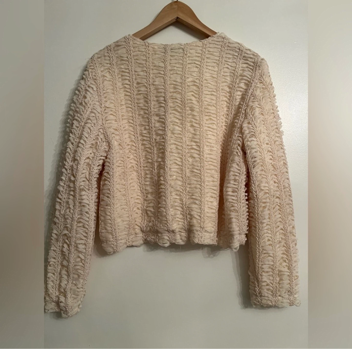 ZARA Lace Button-Up Cardigan ⚽️ - photo 5