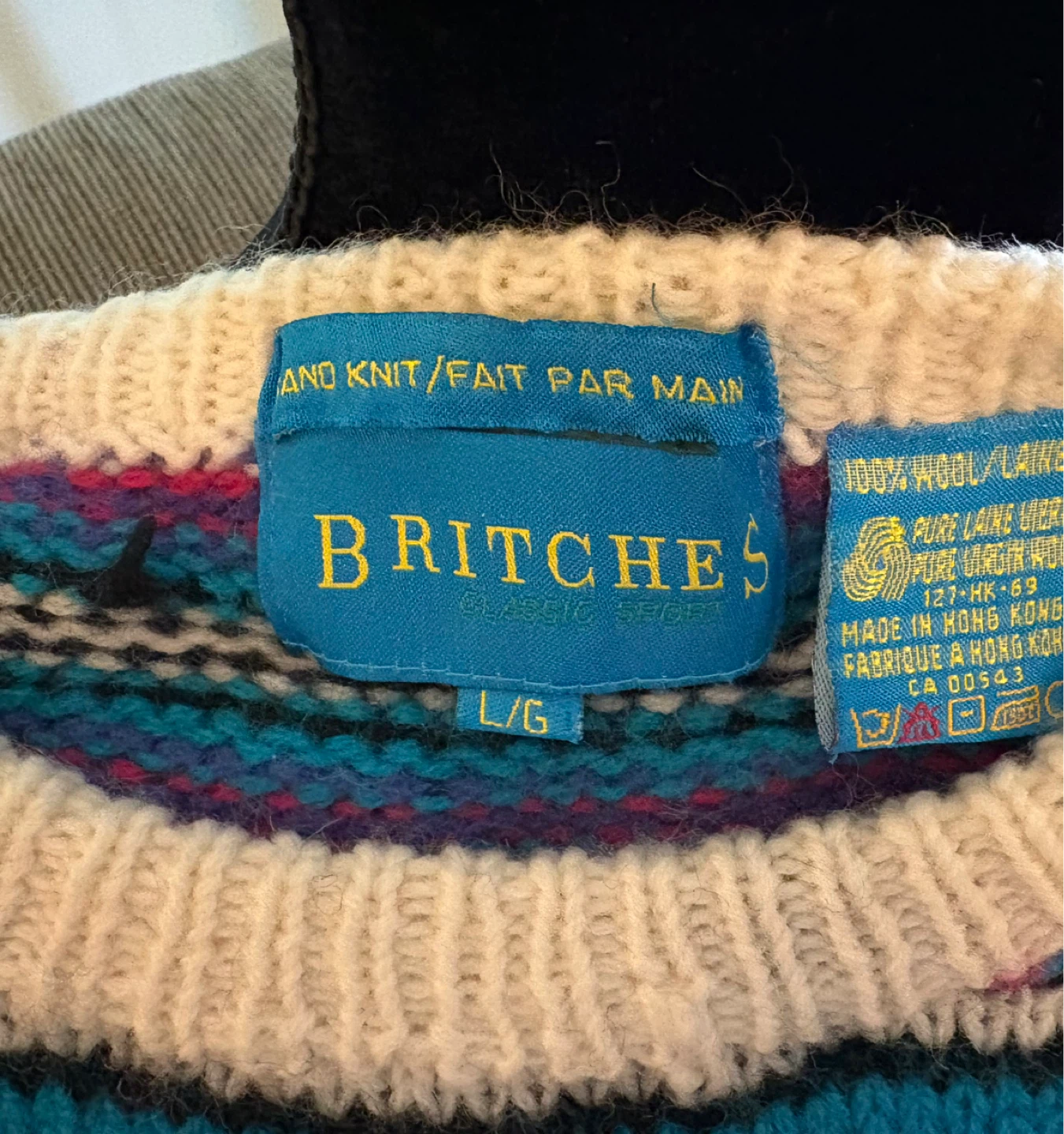 ✨✨Britches Classic Sport Wool Sweater L/G - photo 5