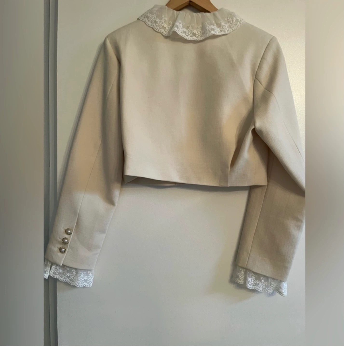 Korean Lace Style Cropped Blazer ⚽️ - photo 3