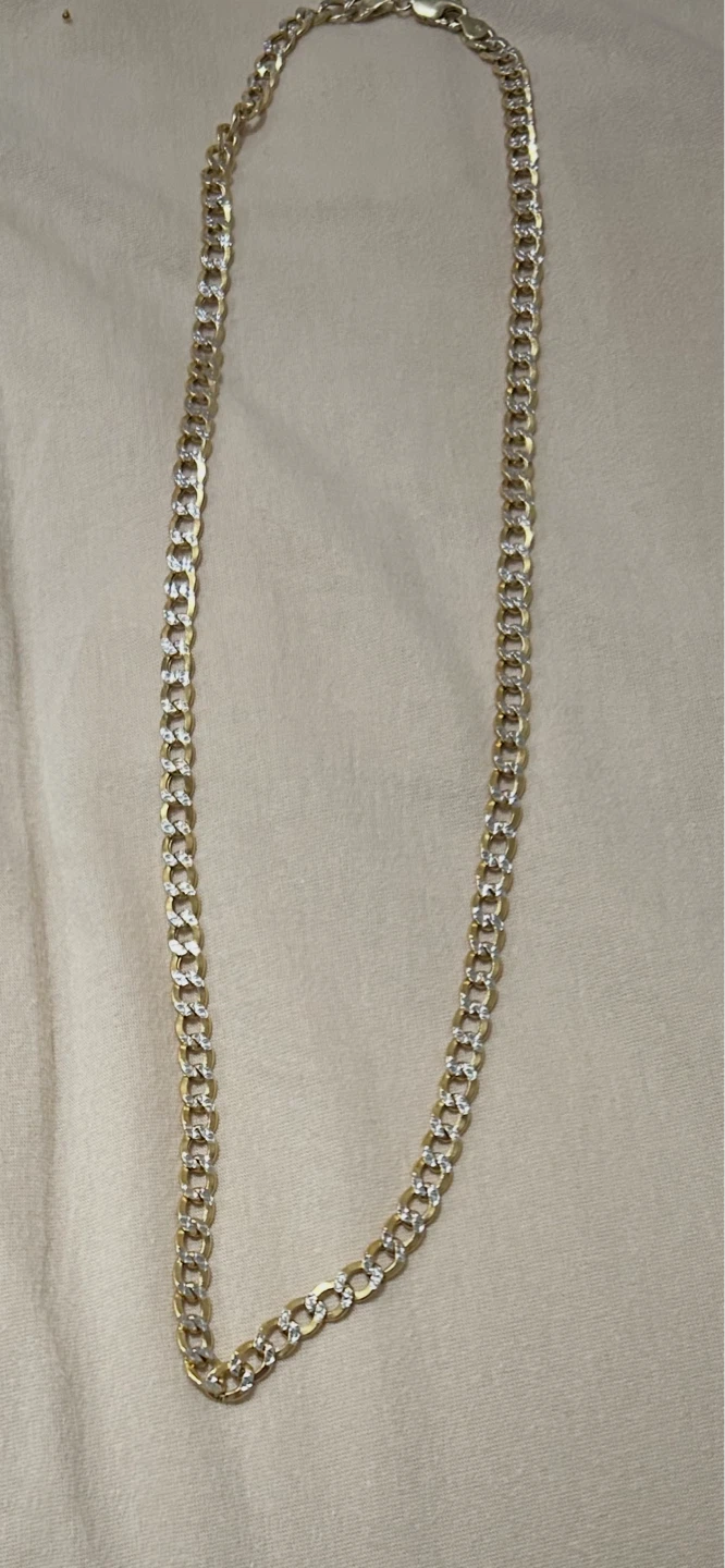 Real gold chain not gold plated
