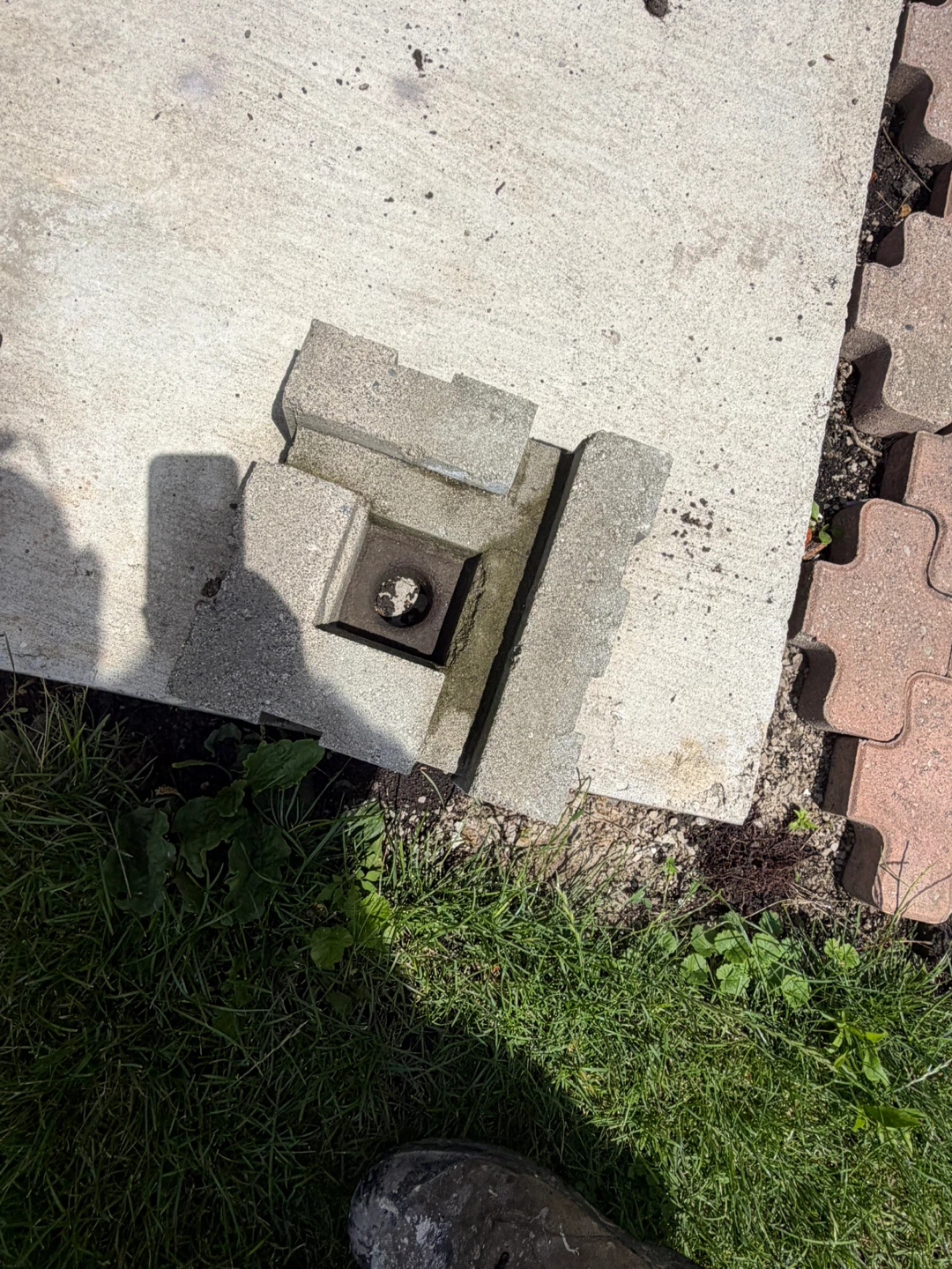 Concrete Garden Blocks - Set of 6 - 4 by 4 - photo 2