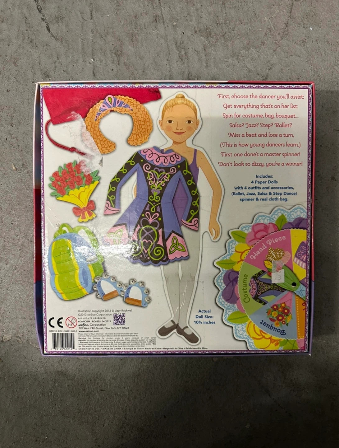 ⚽️eeBoo Dancing Spinner Game - Paper Doll Dress-up - photo 2