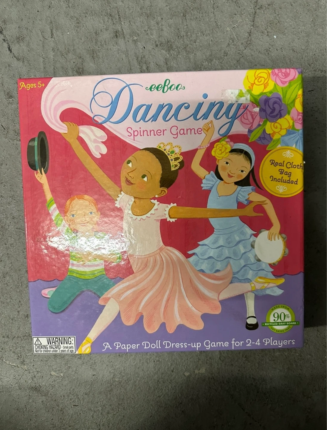 ⚽️eeBoo Dancing Spinner Game - Paper Doll Dress-up