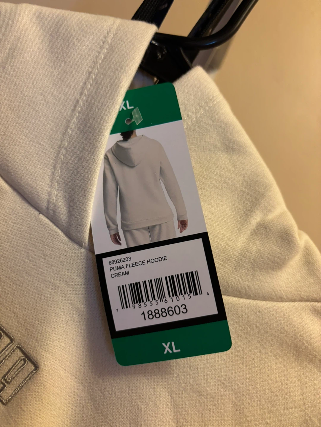 Puma Fleece Hoodie Cream XL - photo 2
