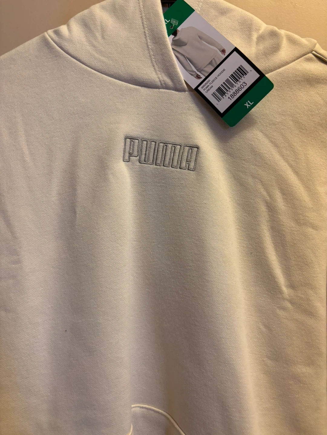 Puma Fleece Hoodie Cream XL - photo 3