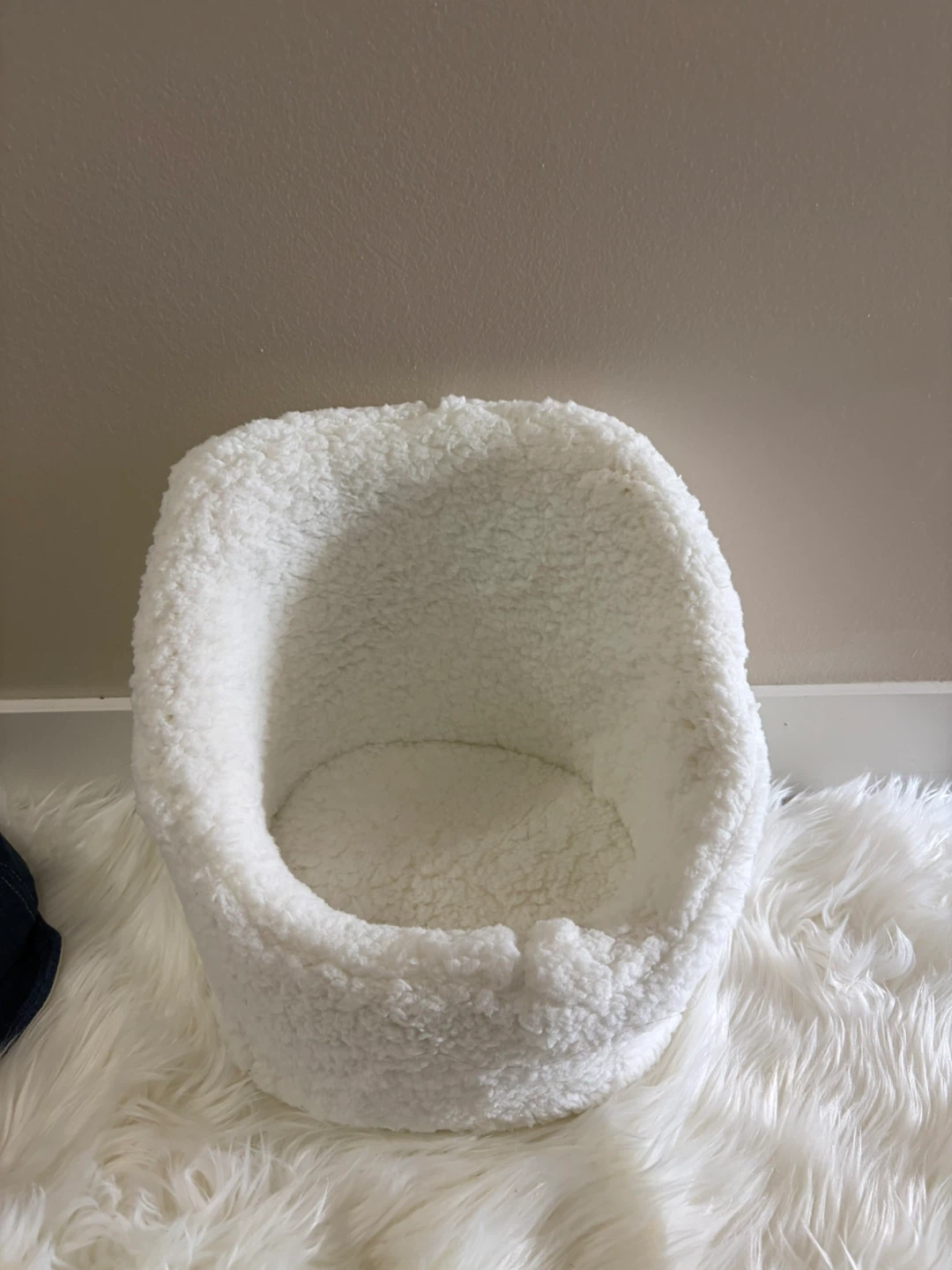 White Teddy Bear Style Baby Chair ⚽️ - photo 3