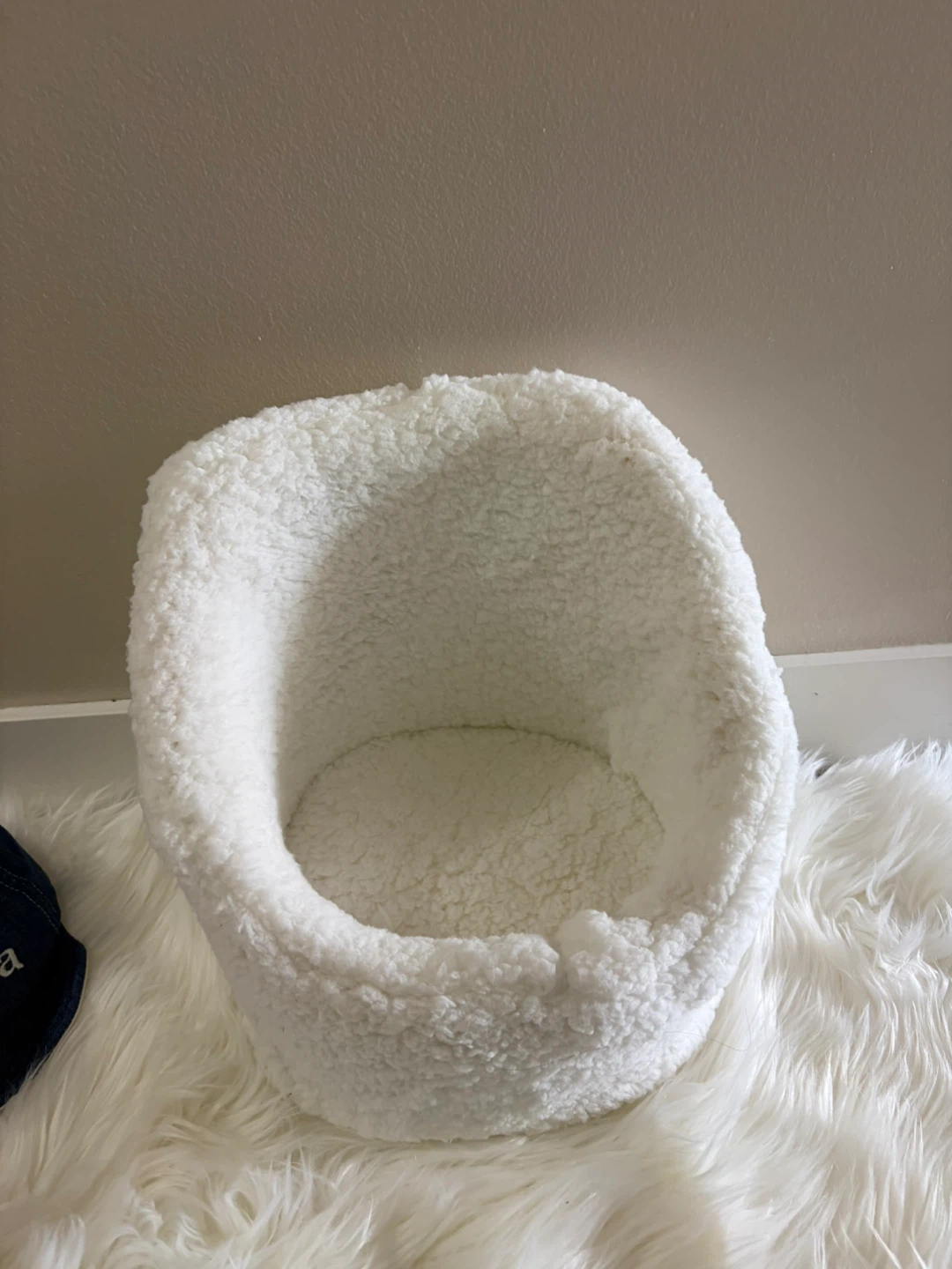 White Teddy Bear Style Baby Chair ⚽️ - photo 4
