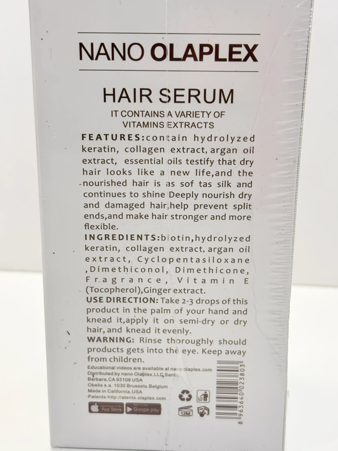 Nano Olaplex Hair Serum - Argan Oil - photo 4