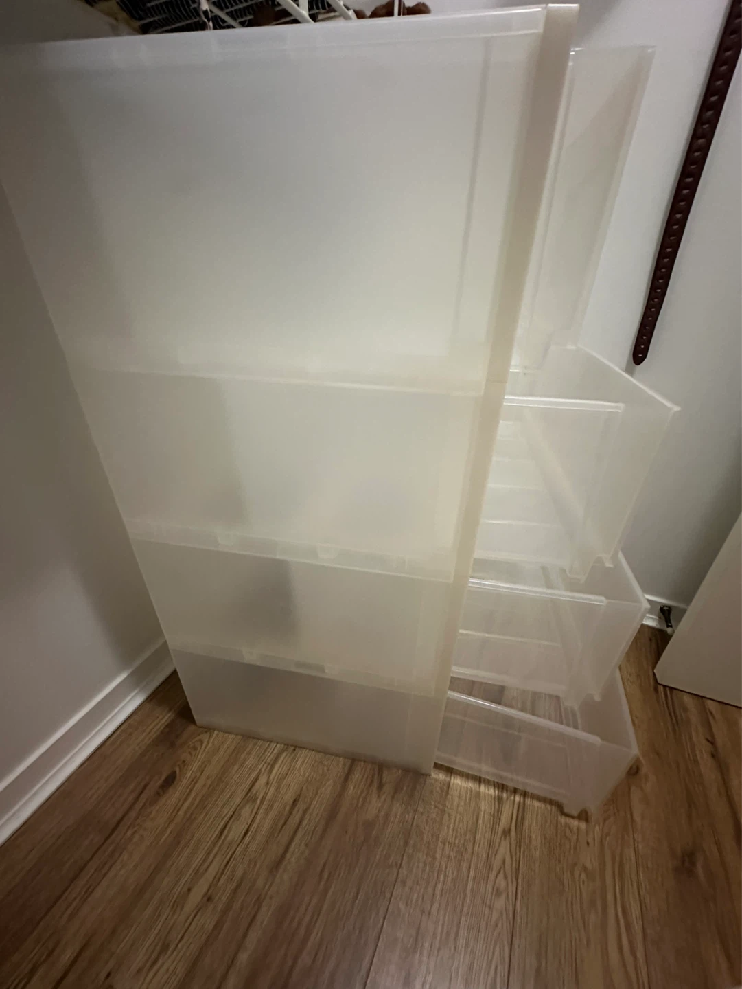 Set of 2 IKEA Frosted Drawer Storage Units - photo 2