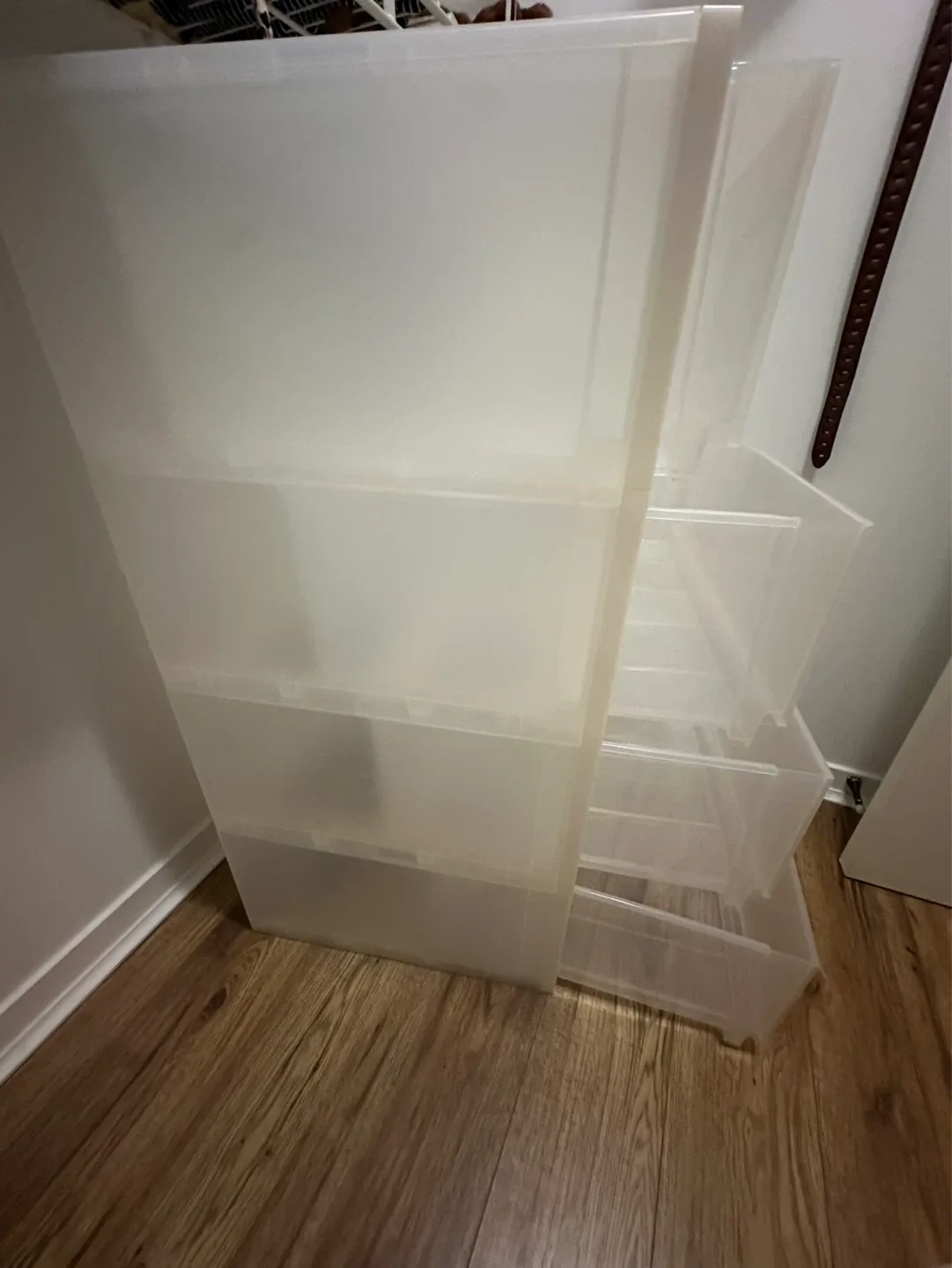 Set of 2 IKEA Frosted Drawer Storage Units - photo 2