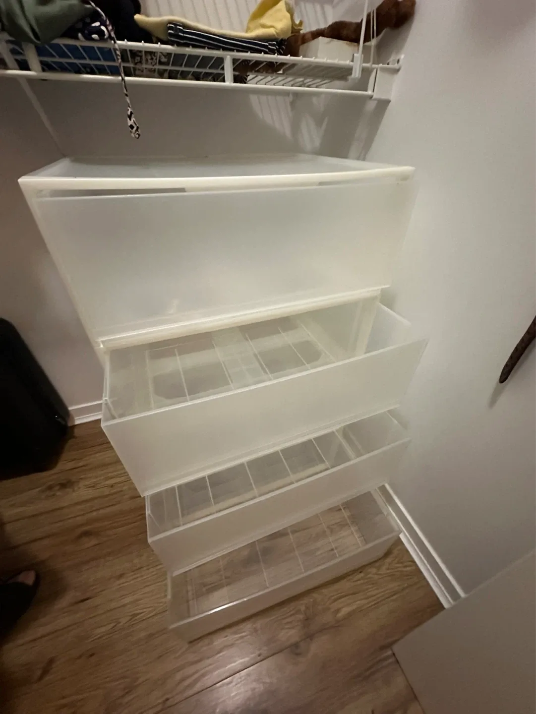 Set of 2 IKEA Frosted Drawer Storage Units - photo 3