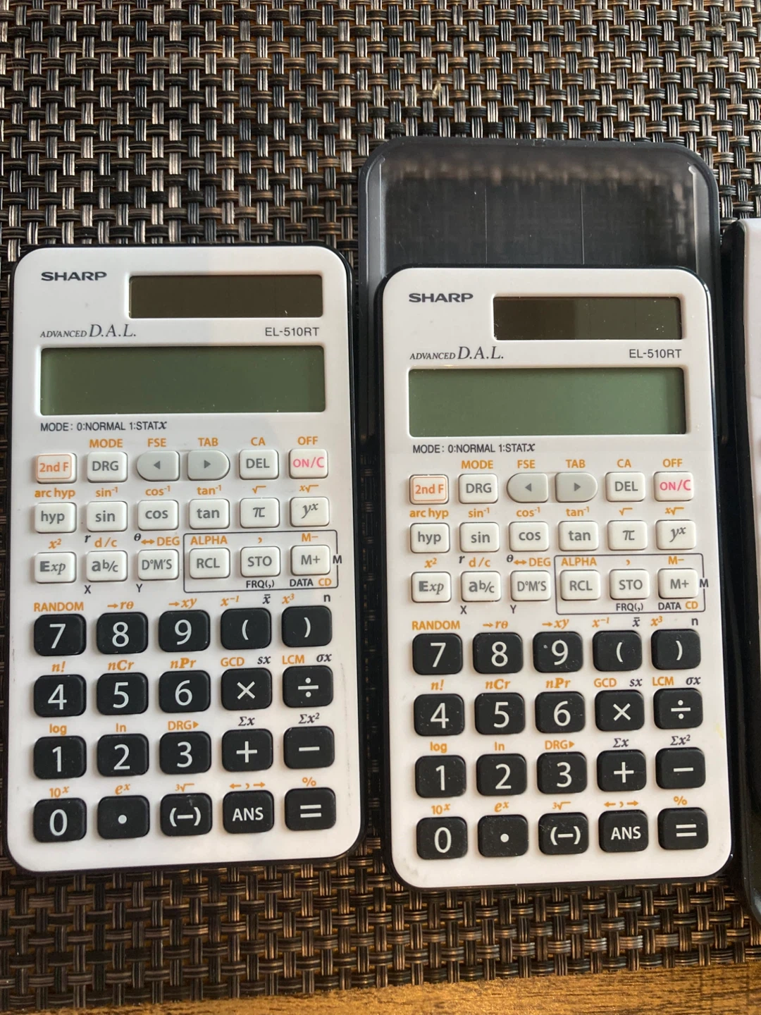 Sharp EL-510RT and Casio fx-260 Solar Scientific Calculators - photo 2