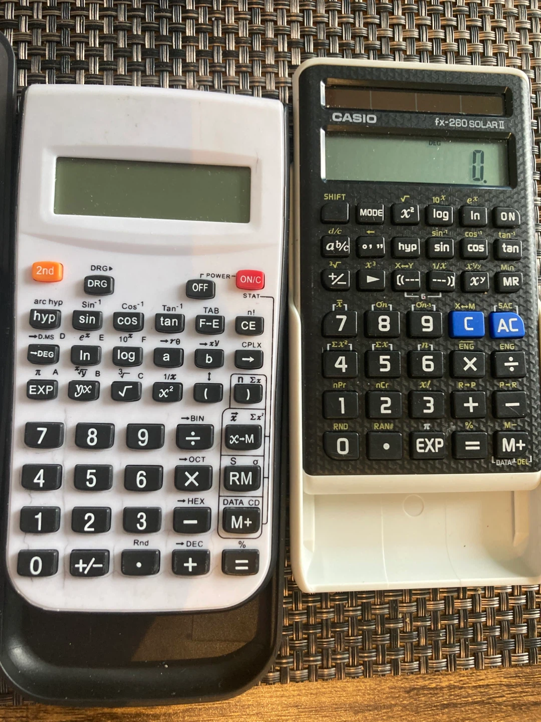 Sharp EL-510RT and Casio fx-260 Solar Scientific Calculators - photo 3