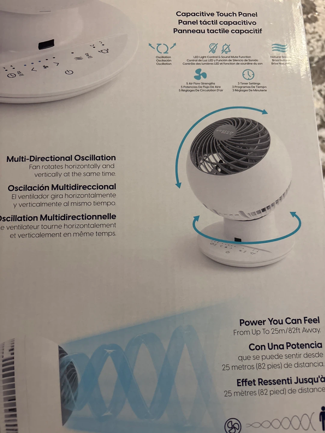 WOOZOO Globe Fan with Remote - photo 2