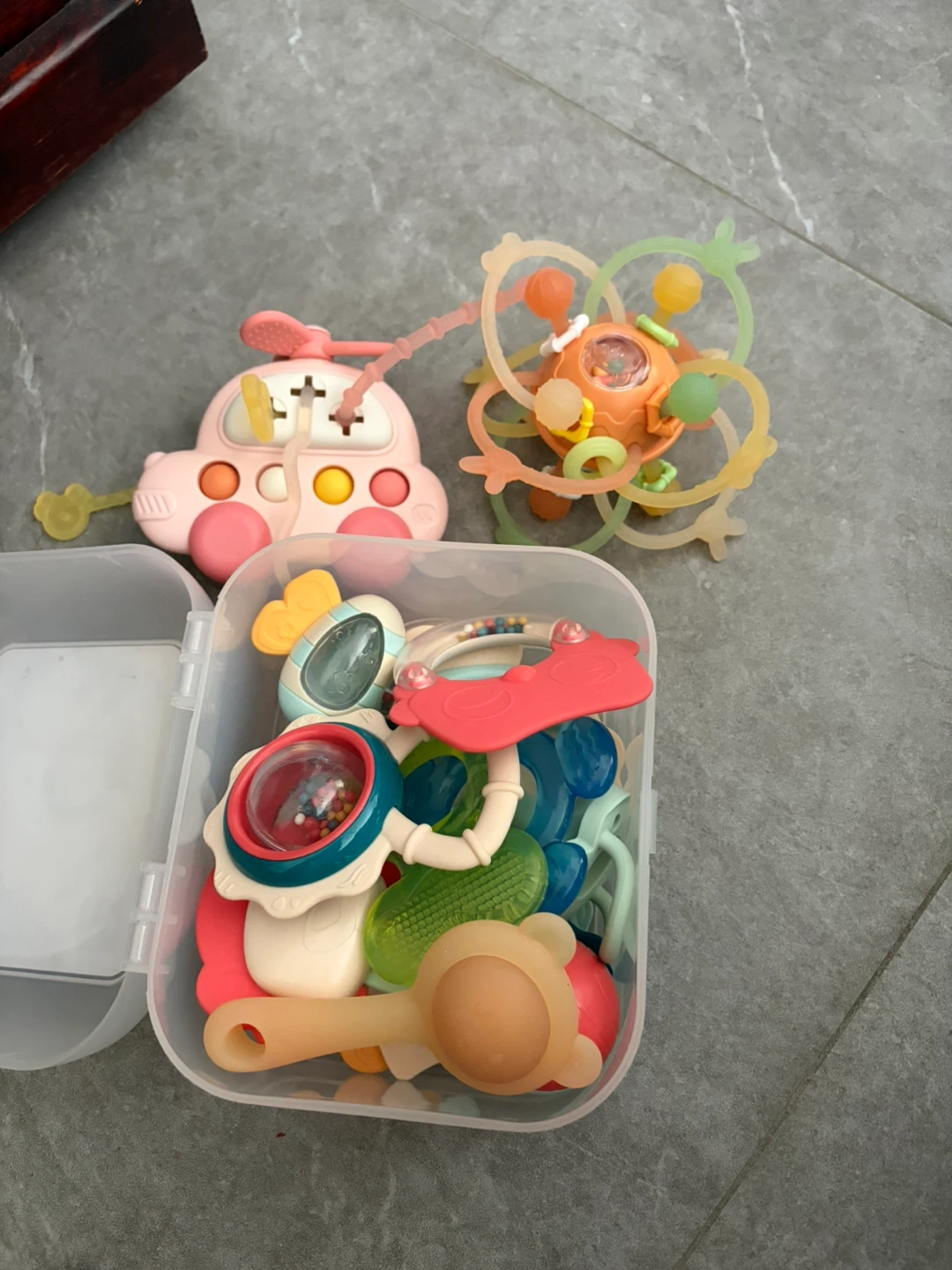 Baby Teether & Rattle Set