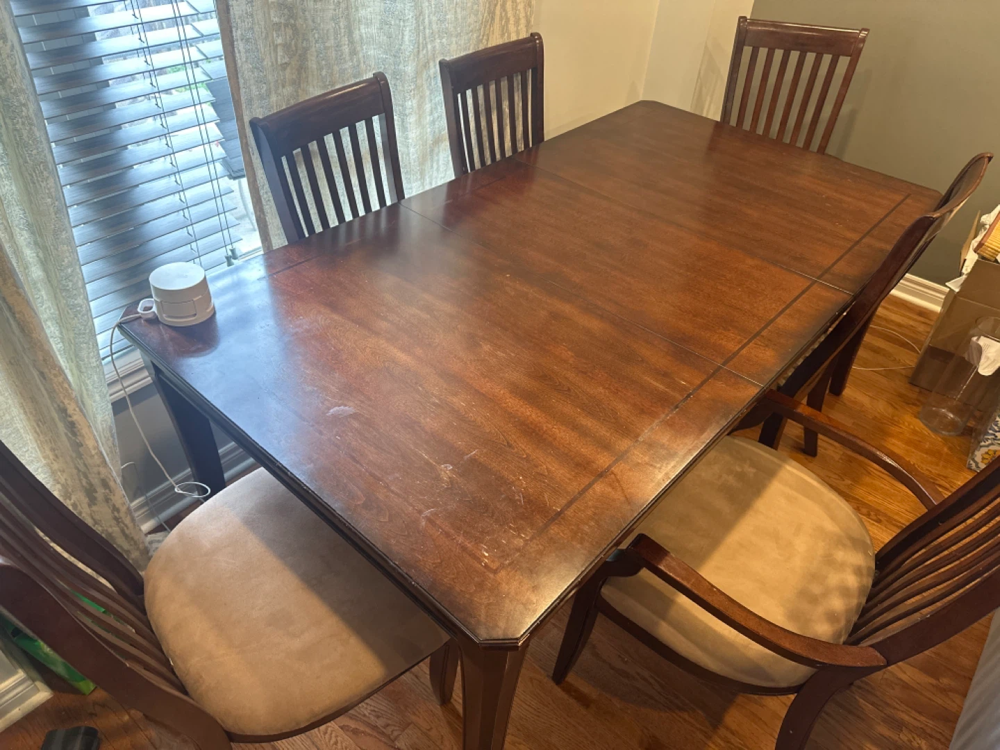 Wooden Dining Table with 6 Chairs - photo 3