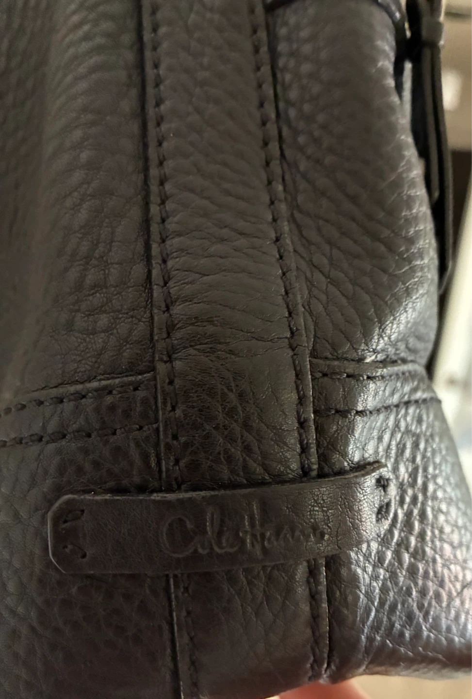 Cole Haan Black Leather Hobo Handbag - photo 2