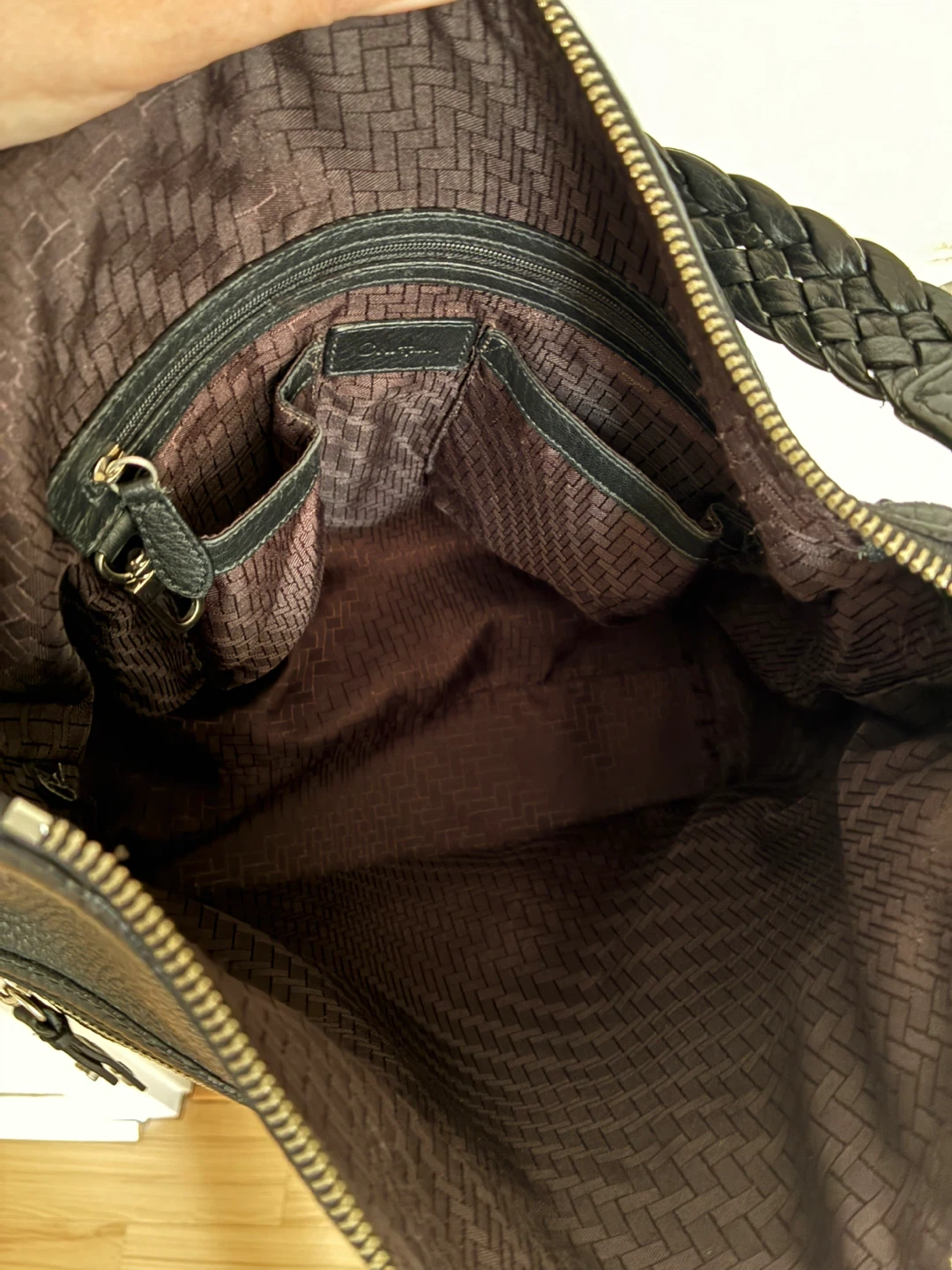 Cole Haan Black Leather Hobo Handbag - photo 3