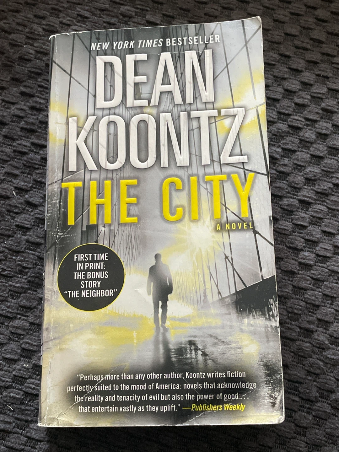 ⚽️ Dean Koontz The City A Novel Paperback Book