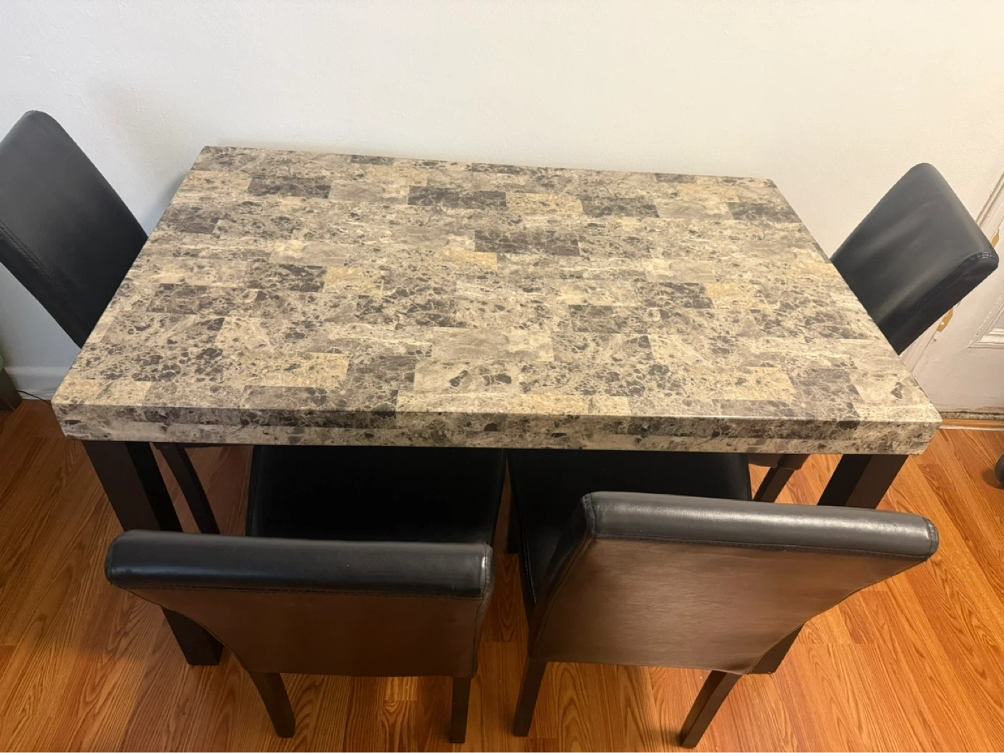 Marble Top Dining Table