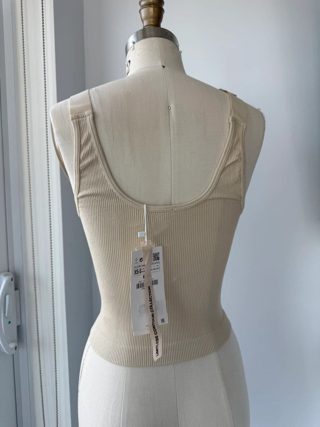 ⚽️new Zara Ribbed Tank Top size xs - photo 2