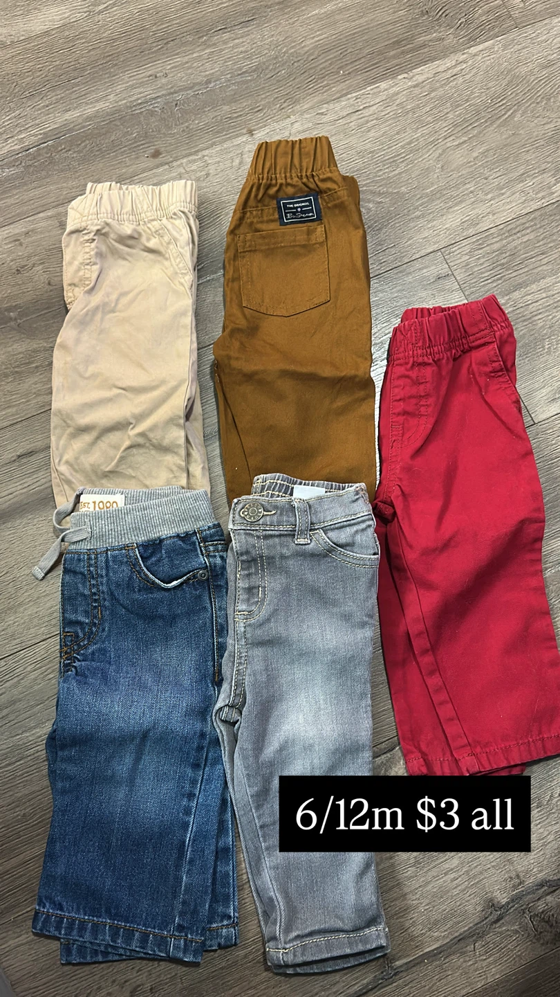 Baby 6/12m Clothes Bundle (Pants, Shorts, Tops) - photo 4