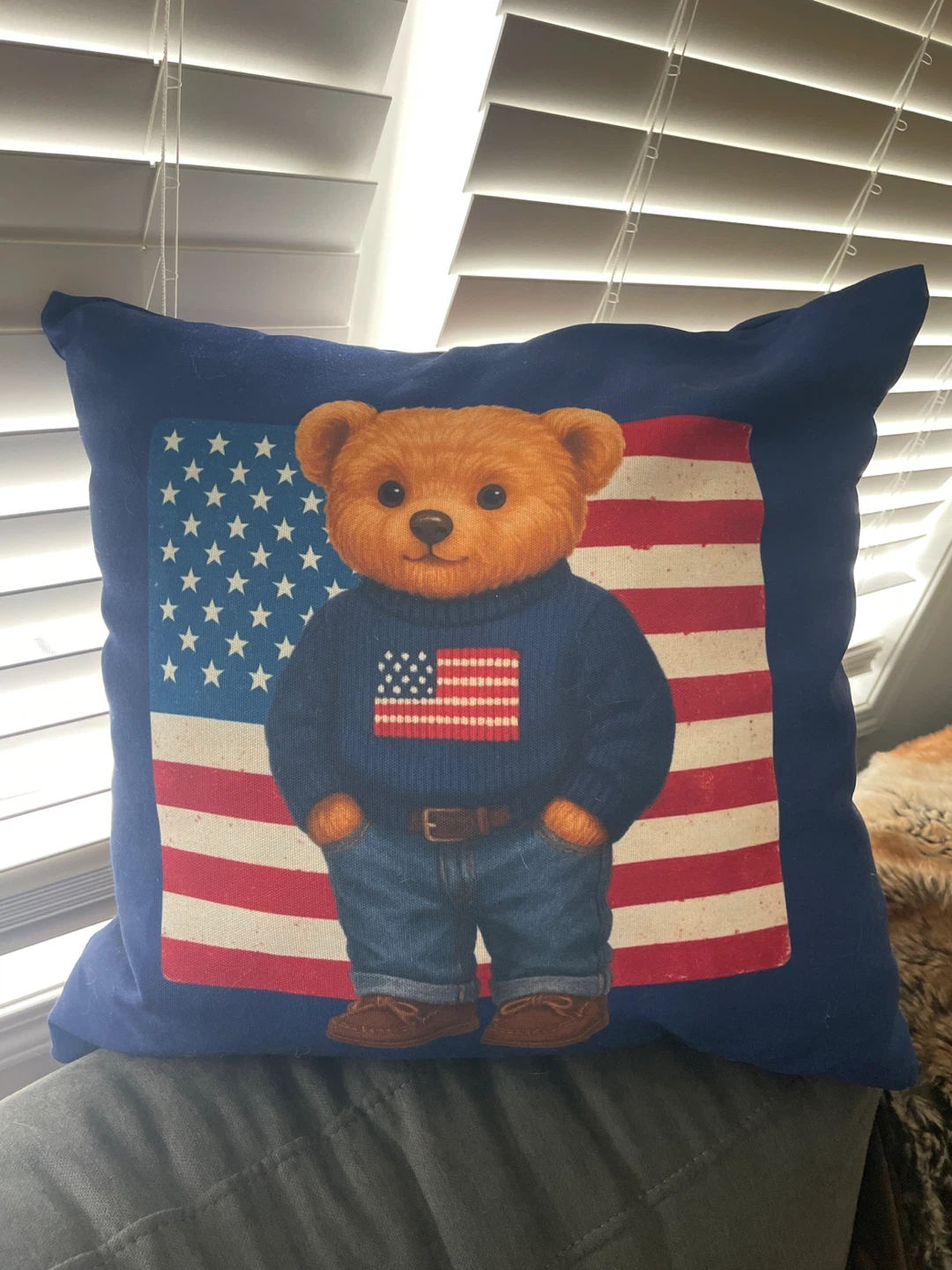 ⚽️ New “Polo” Bear Throw Pillow Sofa Cushion