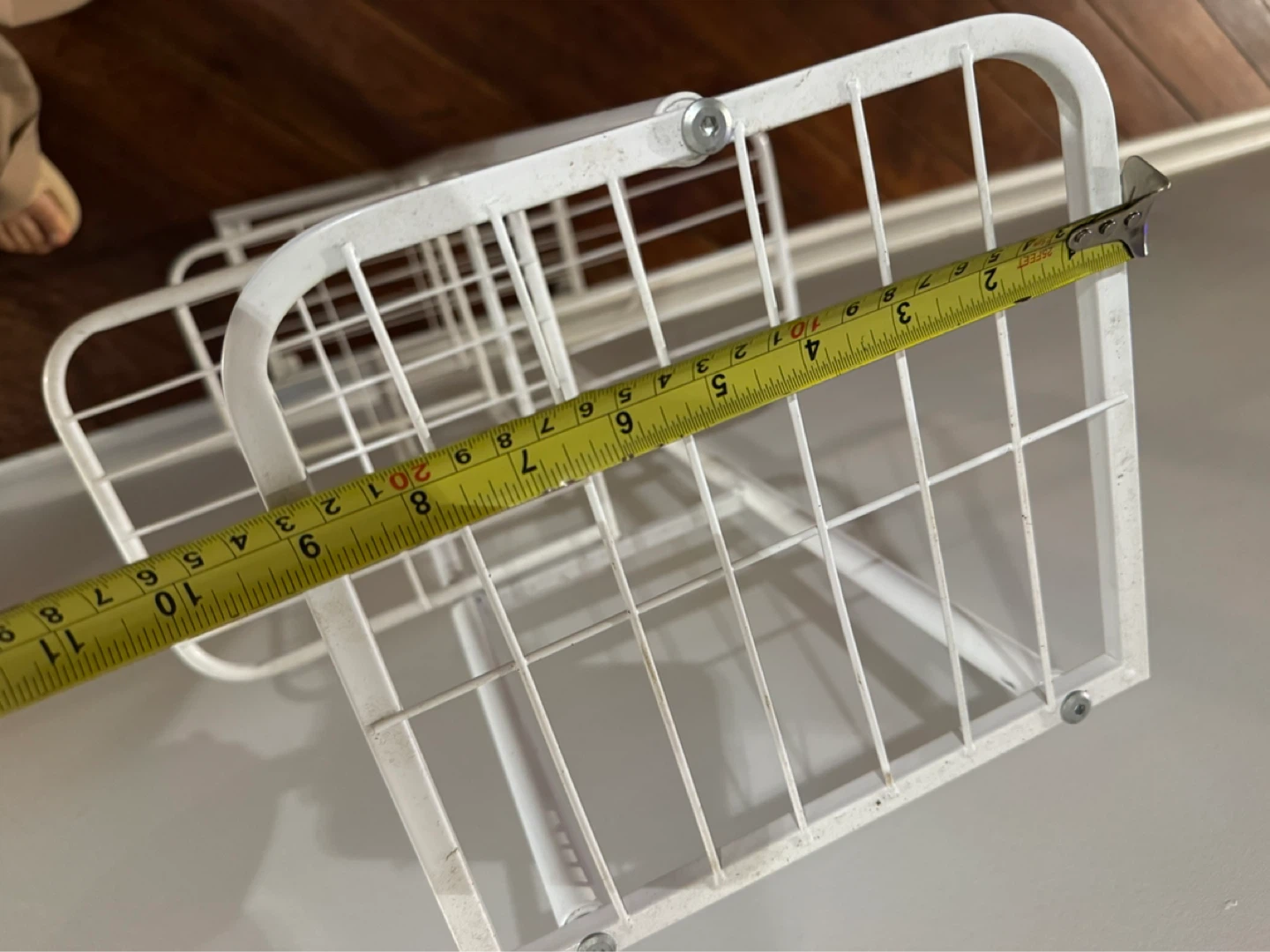 White Metal Tiered Plant Stand - photo 3
