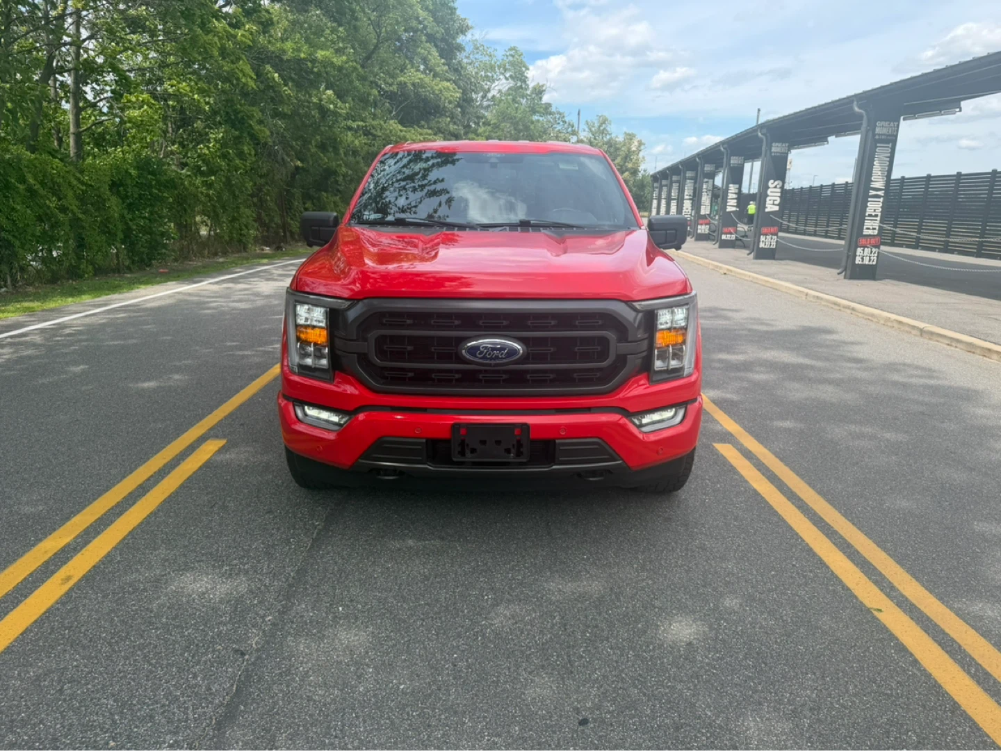 Red Ford F-150 Sport Truck 2021 - photo 2