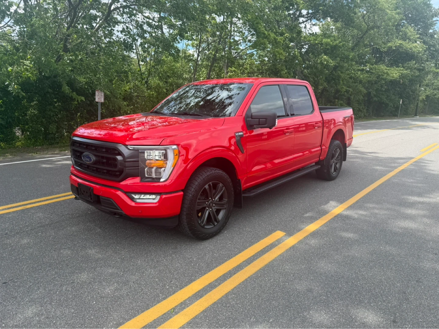 Red Ford F-150 Sport Truck 2021