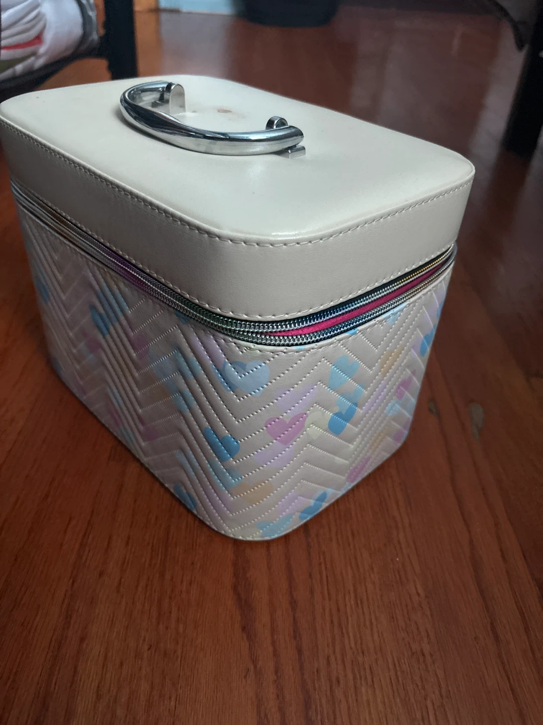 Cosmetic Train Case with Mirror - photo 2