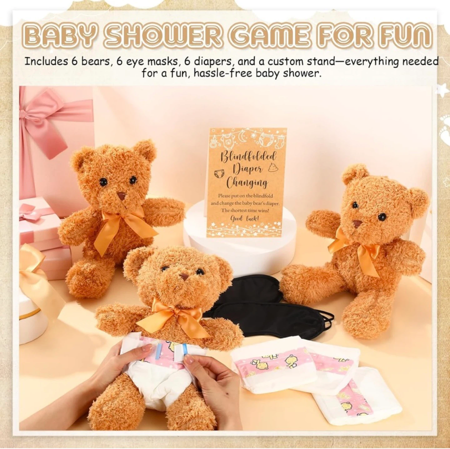 New Baby Shower Diaper Changing Game - photo 4